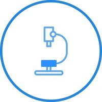 A simplified microscope design for science education showcasing essential components and highlighting optical technology innovation vector