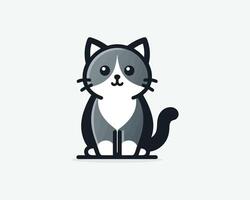 Charming cartoon cat illustration for creative projects vector