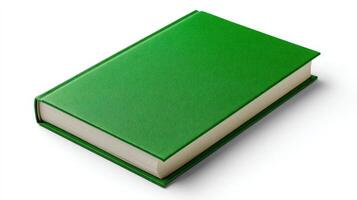 Hardcover Book with Green Cover photo