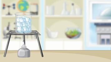 Visualizes ice, liquid, and vapor transitions video