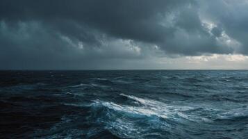 The Powerful And Stormy Nature Of The Wide Open Sea photo