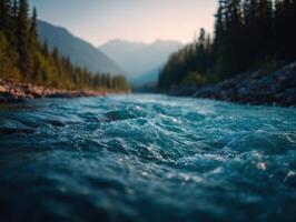 The Untamed And Primal Force Of A River In The Wild photo