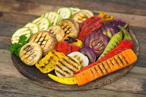 good Grilled vegetables photo