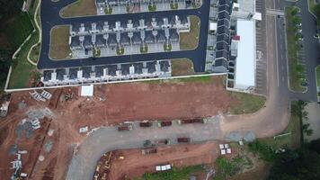 An aerial view of a residential area development project photo