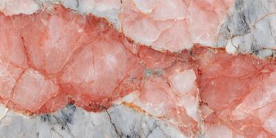 Marble Texture With Pink And Gray Hues. Natural Stone Pattern For Interior Design And Architecture photo