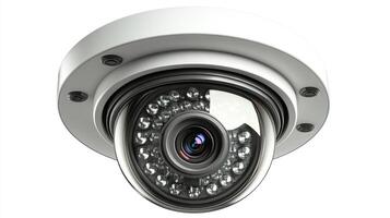 Modern security camera installation in a sleek indoor setting for safety and surveillance photo
