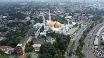 The view of the mosque from the air photo