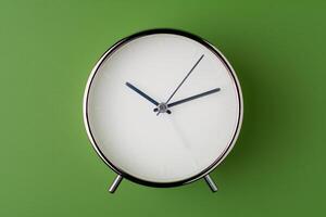 High quality photo alarm clock concept of quality work