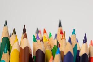 Back to School Supplies With Colorful Pencils Ready for Creativity and Learning photo