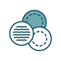 Cotton Discs design template vector