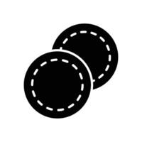 Soft Cotton Pads Icon vector