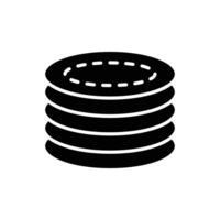 Cotton Pads Stack vector