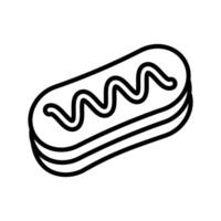 Eclair Flat Style vector