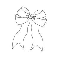 Decorative bow design suitable for various craft projects and festive occasions vector