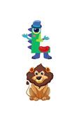 A playful animation of the letter L transforming into a lion, with vibrant colors and engaging character design video