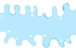 milk dripping frame for dairy product background vector
