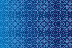 Elegant Blue Floral Repeat Pattern Background vector