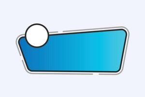 Versatile Blue Lower Third Design Graphic vector