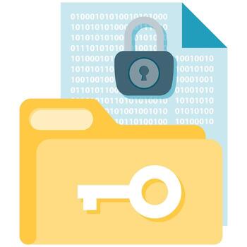 cifrado archivo carpeta vector