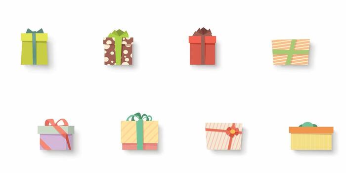 Navidad regalos con oscuridad en sin costura modelo vector