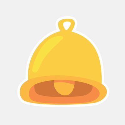 Golden Bell Icon