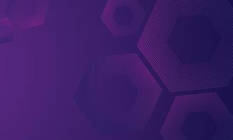 Dark purple gradient background with abstract geometric lines vector