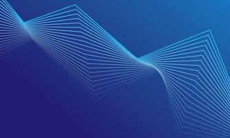 Blue gradient background with abstract geometric lines vector