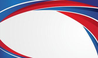 Modern red and blue abstract white background design vector