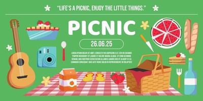 Seasonal template featuring a Hello Summer banner layout vector