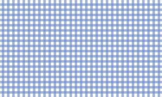 Blue and White Gingham Seamless Pattern vector