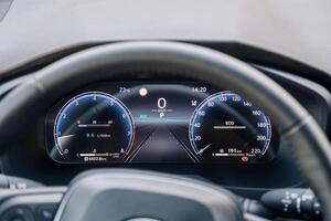 Zaporizhia, Ukraine, 2025 - Car panel, dashboard design element, elegant and simple style photo