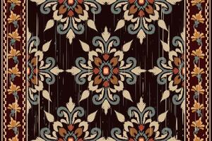 Floral textile pattern design vector