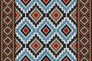 Colorful geometric pattern design vector