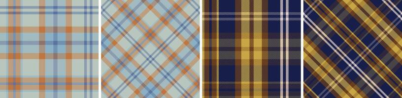 Seamless check pattern or plaidfor dress ,flannel skirt, other modern and fashion print. vector