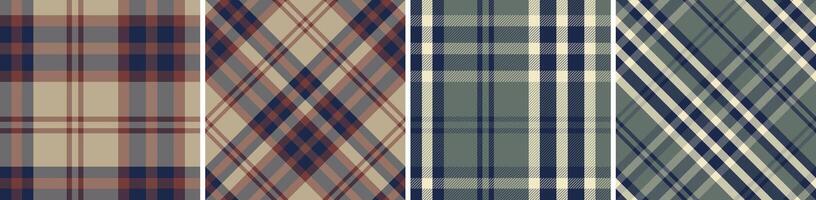 Seamless check pattern or plaid pattern for dress ,flannel tablecloth modern and fashion print. vector