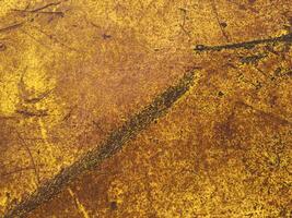 Wall background, A yellow surface with a brown line on it photo
