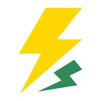 Electric Vehicle Lightning Bolt Icon vector