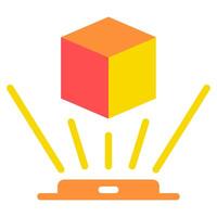 Holographic Interface in Retro Futurism vector