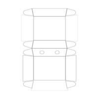 Pizza box design vector