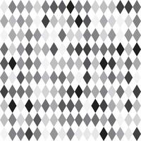 Monochrome Diamond Pattern Background, Geometric Abstract Design vector
