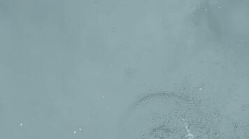Ripples and splashes in calm water surface video