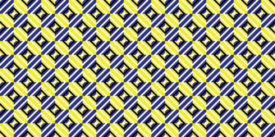 Bright abstract pattern featuring alternating blue and yellow diagonal stripes in an engaging geometric design. Ideal for backgrounds, wallpapers, branding, and decoration projects. vector