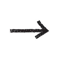 Hand drawn arrow graphic design vector