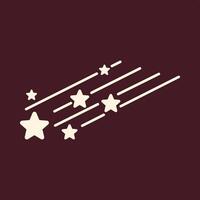 Falling Star trendy useful important Illustration design magnificent colorful background vector