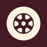 Tire Wheel trendy useful important Illustration design glorious colorful background vector