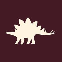 Dinosaur trendy useful important Illustration design ravishing colorful background vector