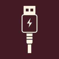 USB trendy useful important Illustration design perfect colorful background vector