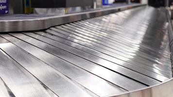 Empty baggage carousel at Suvarnabhumi Airport video