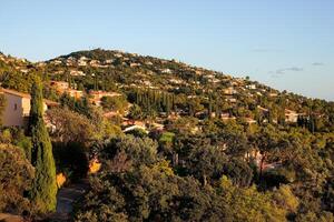 View of the heights of Agay in Saint-Raphael photo