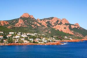 Panorama of the coast from Antheor to Saint-Raphael photo